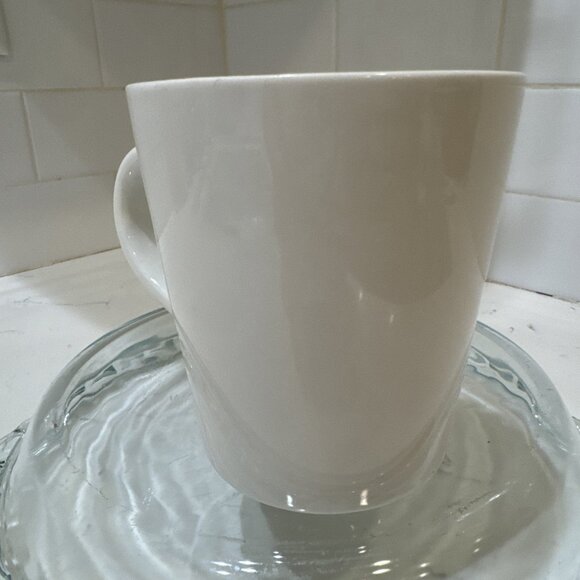 Williams Sonoma Zodiac VIRGO Lg 20oz Coffee Mug Rory Dobner Swan Bird Shades B&W - Picture 5 of 11